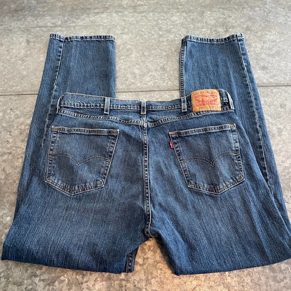 Levi's Other - Levi's 505 Classic Straight Fit Jeans Mens 38x32 Medium Blue Denim